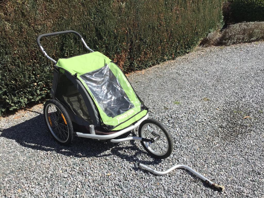 Fietskar Croozer 2 kinderen, Fietsen en Brommers, Ophalen, Gebruikt, Opvouwbaar, Croozer