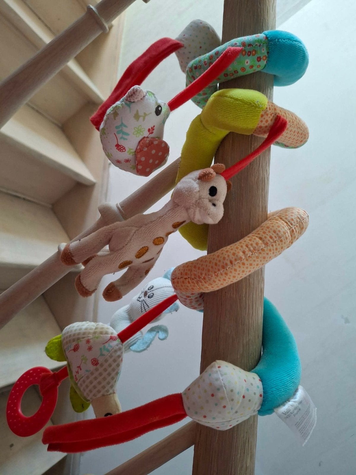 Boulier spirale Sophie la girafe – Jouet d’éveil bébé, Enlèvement, Comme neuf, Mobile