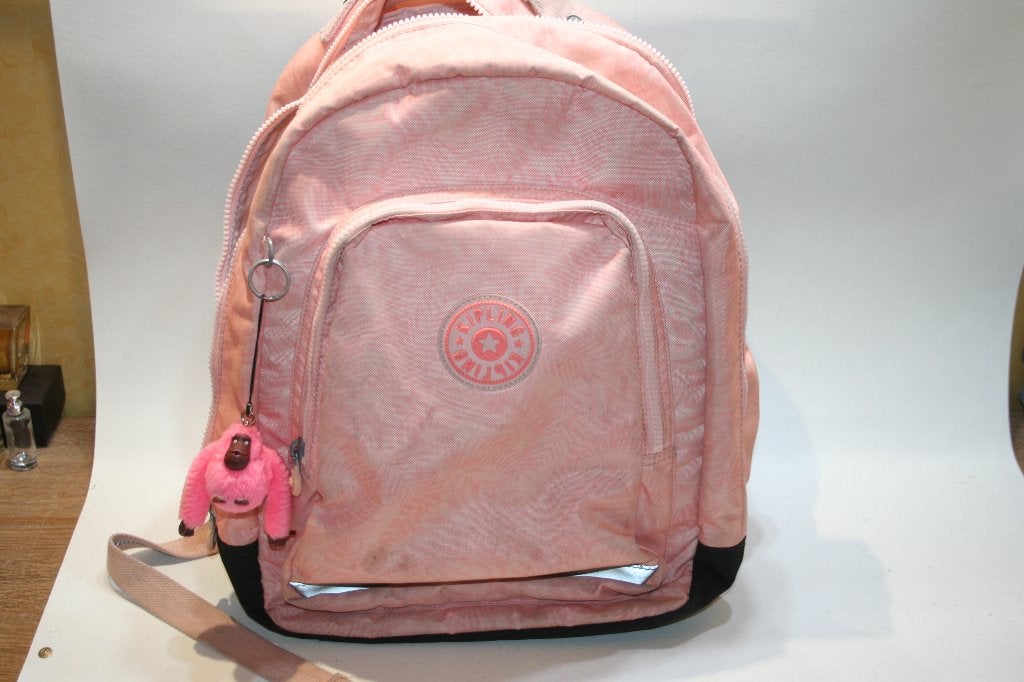 Kipling sac à dos / cartable collège + singe en TBE, Envoi, Utilisé, Sac à dos