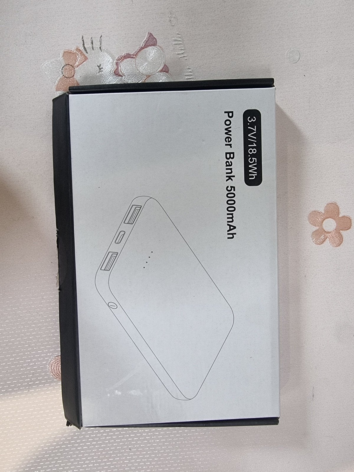 Ensemble de 2 banques d'alimentation compactes de 5000 mAh,, Null, Enlèvement ou Envoi, Null, Blanc
