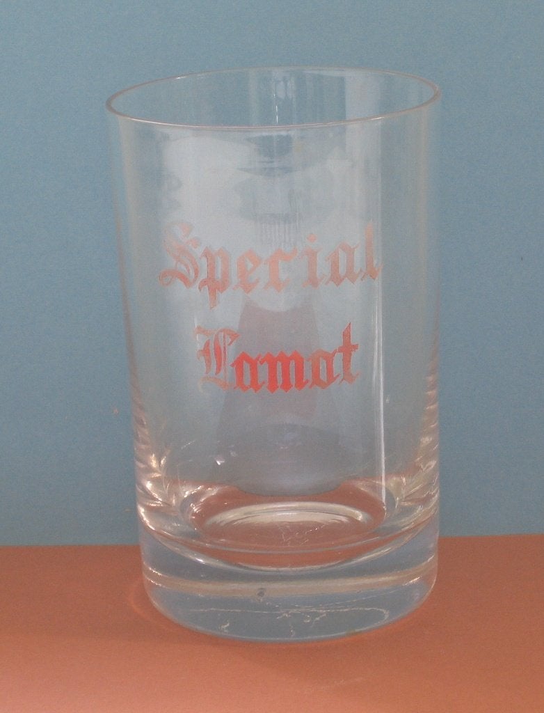 BIERGLAS LAMOT 607, Verzamelen, Biermerken, Ophalen, Gebruikt, Glas of Glazen, Overige merken