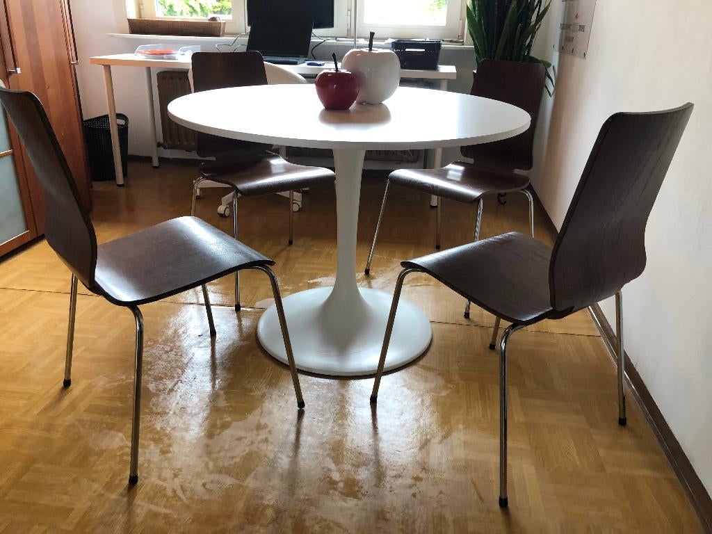 Keukenstoel set van 4 / Stoel, Huis en Inrichting, Ophalen, Bruin, Zo goed als nieuw, Vier