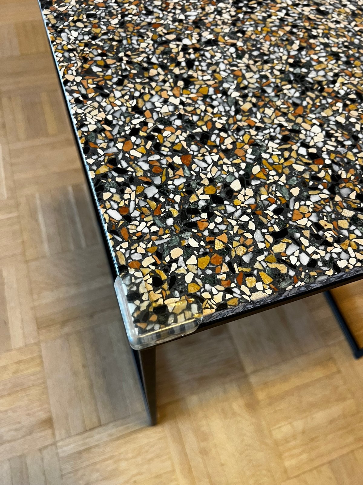 Gratis terrazzo salontafel 40x40cm, Ophalen, Zo goed als nieuw
