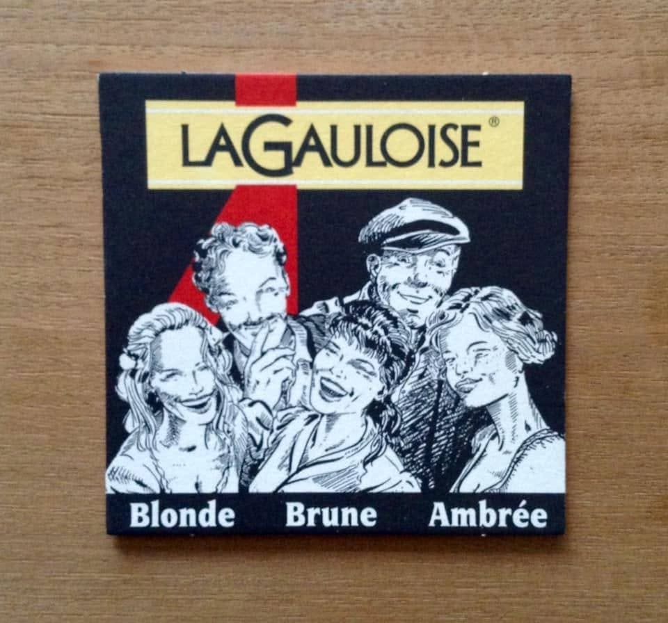 La Gauloise bierviltje, Verzamelen, Ophalen of Verzenden, Zo goed als nieuw, Viltje(s)