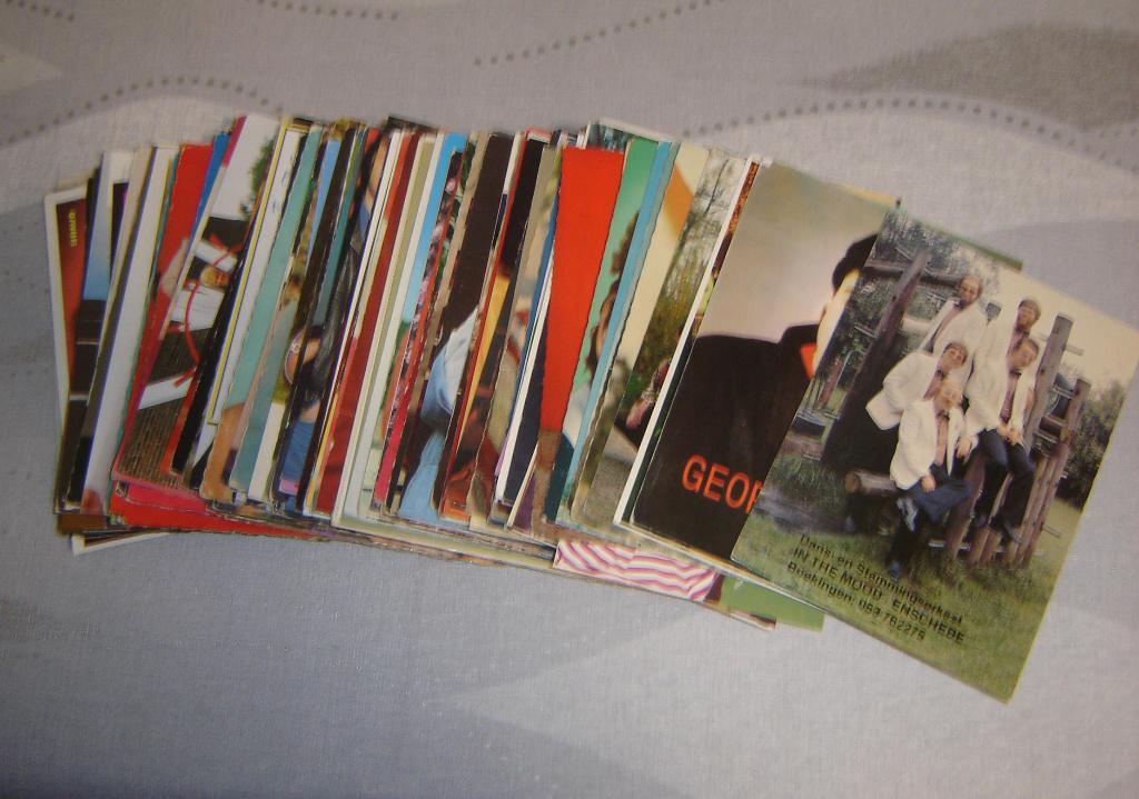 Postkaarten Artiesten Divers Groot lot, Verzamelen, 1960 tot 1980, Gebruikt, Verzenden, Prent