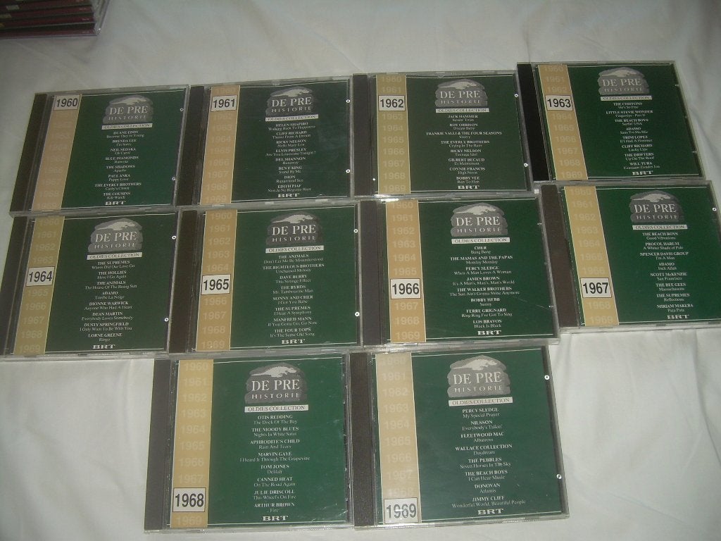 10 CD S - DE PRE HISTORIE -  JAREN 60, Cd's en Dvd's, Cd's | Verzamelalbums, Ophalen of Verzenden, Zo goed als nieuw, Verzamelalbum
