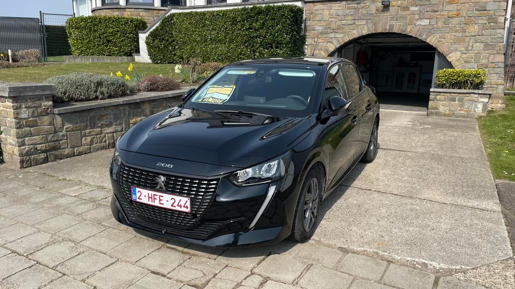Peugeot 208 Style, Auto's, Voorwielaandrijving, 4 zetels, Stof, Zwart