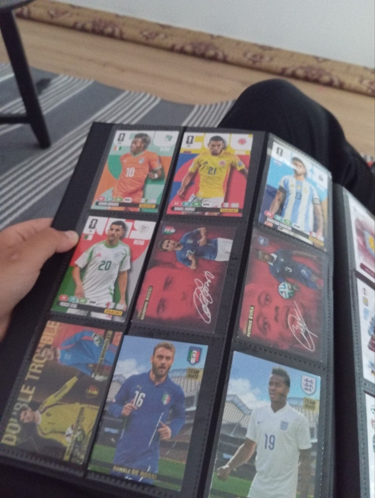 Panini kaarten, Ophalen