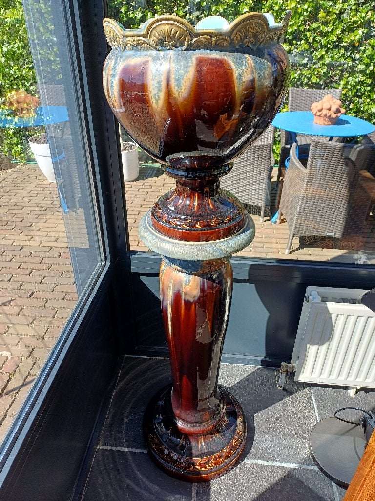 Pierre céramique Art Nouveau Belle Epoque, Enlèvement