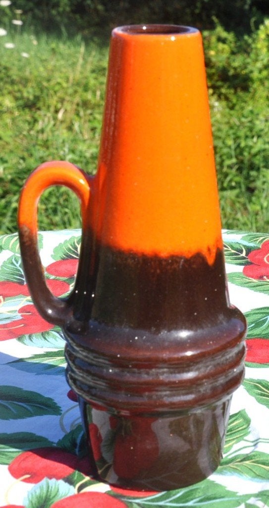 cruche corps de lampe des années 70 west germany, Antiquités & Art, Enlèvement ou Envoi