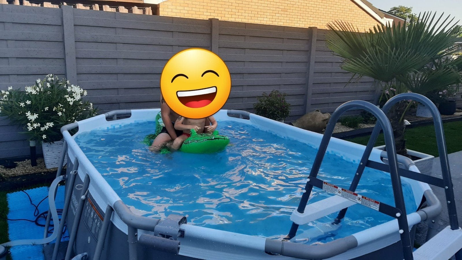 Zwembad met alle toebehoren., Ophalen, Gebruikt, Filter