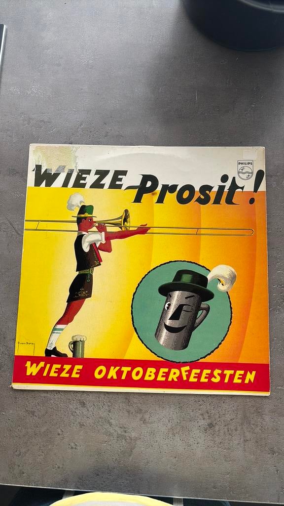 Wieze Oktoberfeesten LP Wieze Prosit, Verzamelen, Biermerken, Ophalen of Verzenden, Zo goed als nieuw
