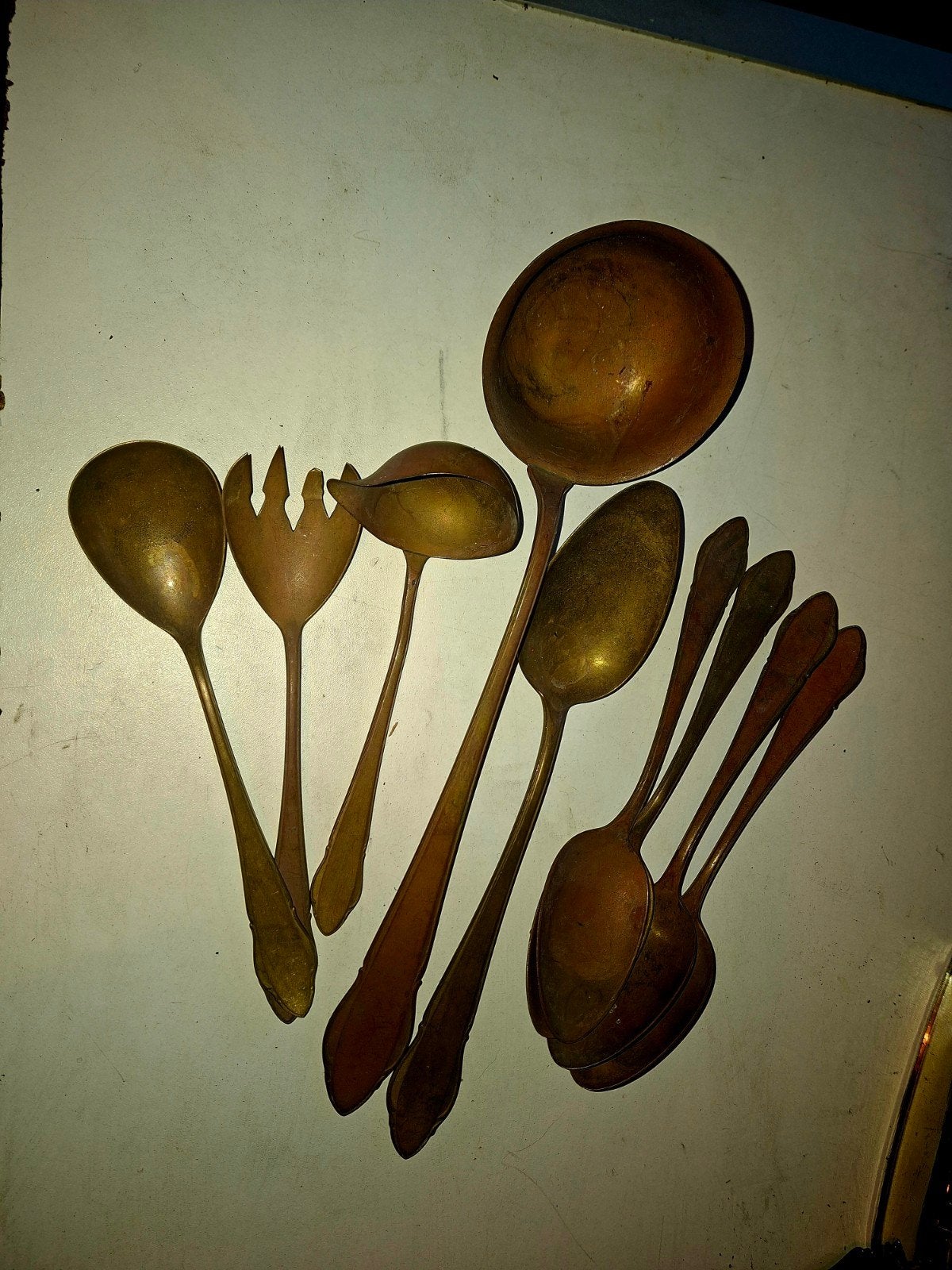 ustensiles de cuisine en cuivre antique, Antiquités & Art, Antiquités | Couverts, Enlèvement ou Envoi