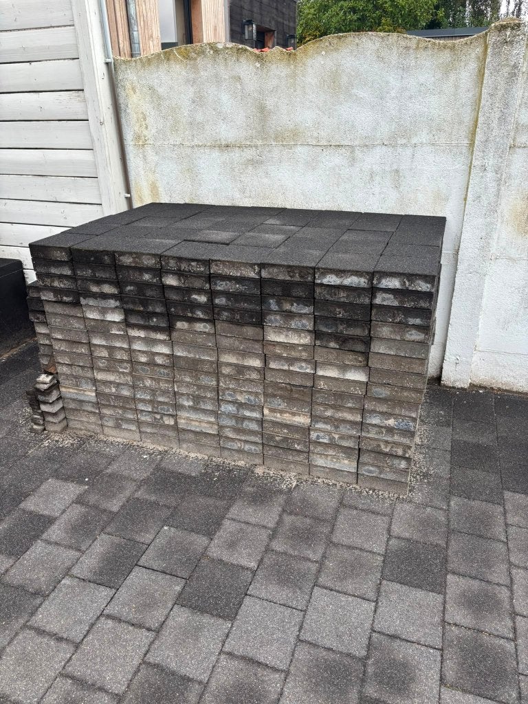 buitentegels in goede staat, Ophalen, Gebruikt, 10 m² of meer, Beton