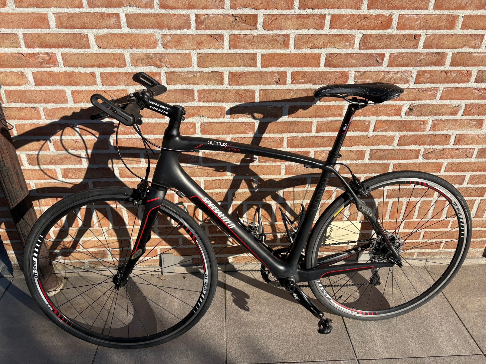 Specialized Sirrus limited Roubaix zwart, Gebruikt, Velgrem, Overige maten, 15 tot 20 versnellingen