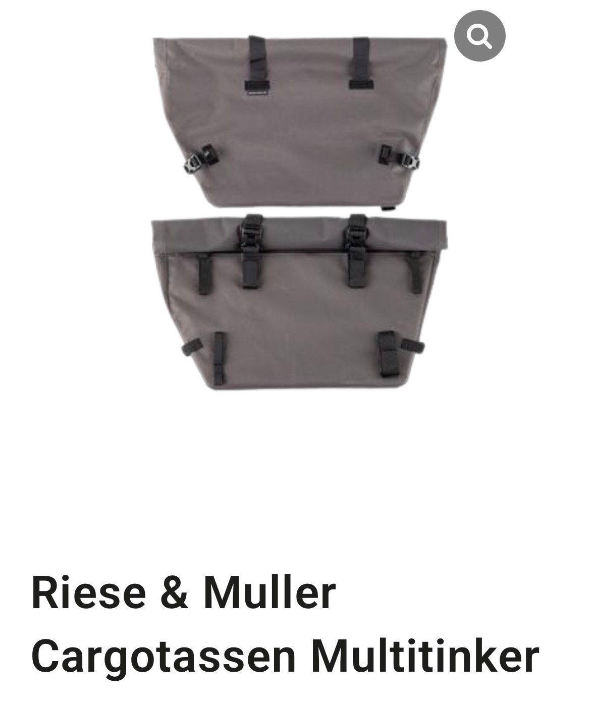Fietstassen riese en muller, Ophalen, Zo goed als nieuw