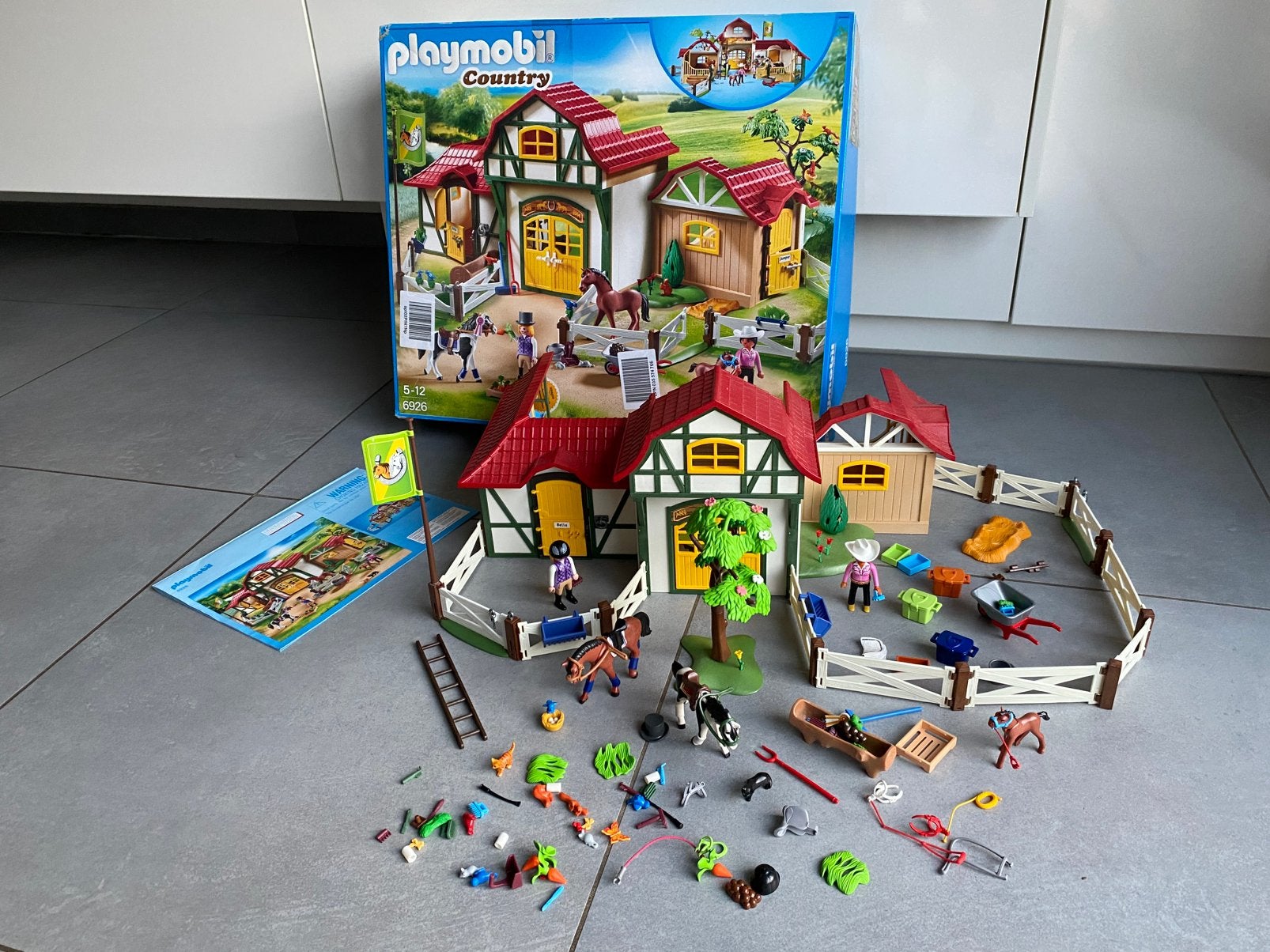 Playmobil country paardrijclub 6926, Comme neuf, Country, Kit complet, Enlèvement
