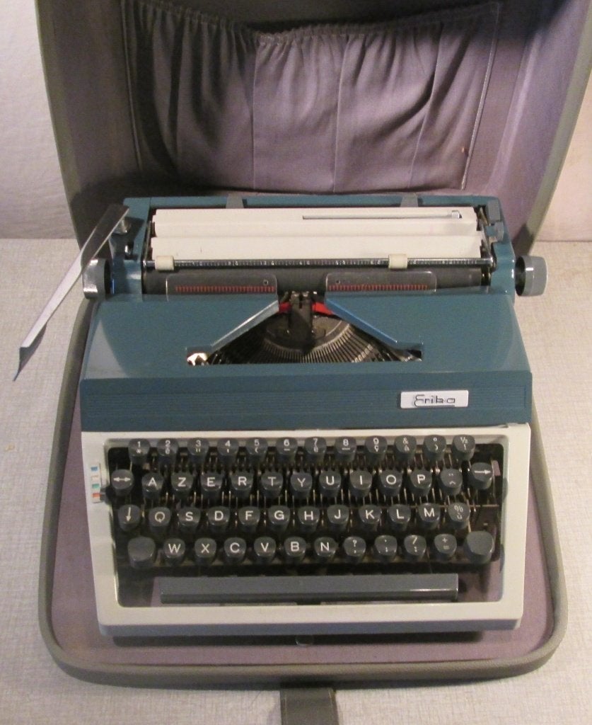 Prima Retro Typemachine van Erika, Ophalen of Verzenden