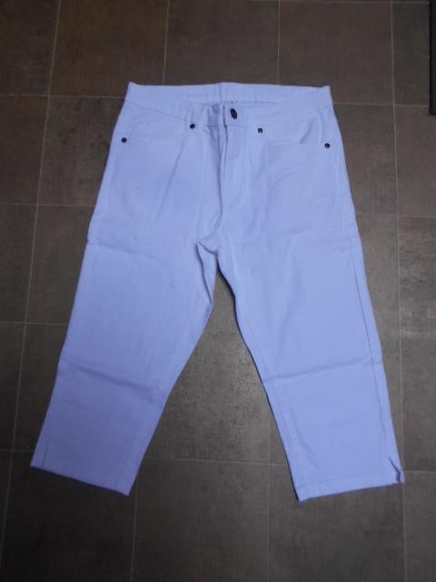 Capri broek wit / Maat S, Wit, Nieuw, Ophalen of Verzenden, Driekwart