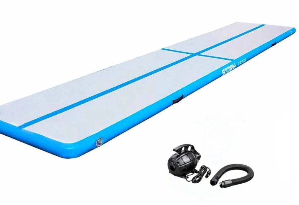 Airtrack 6m, Sport en Fitness, Turnen, Ophalen, Zo goed als nieuw, Blauw
