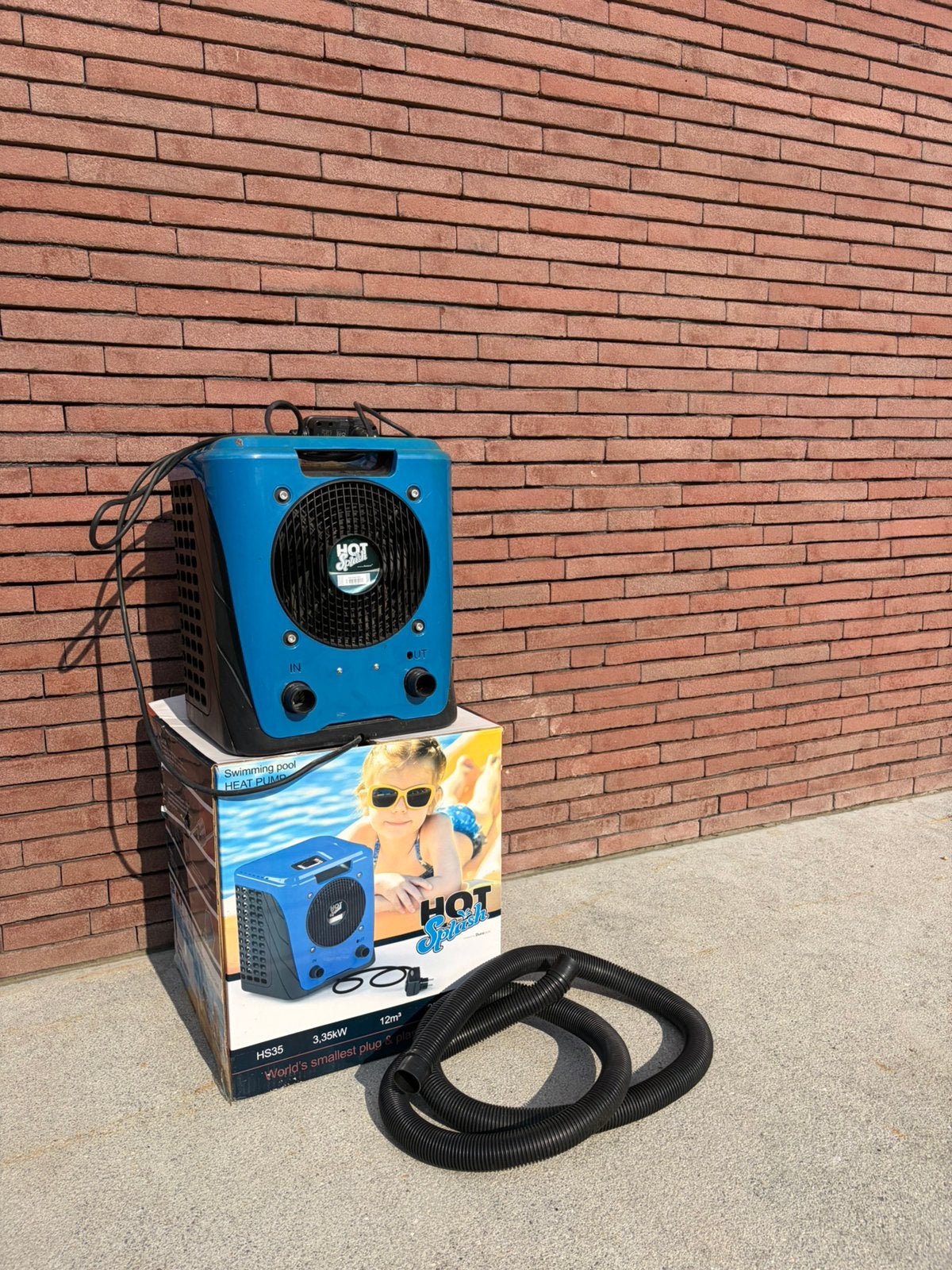 Warmtepomp zwembad, Ophalen, Gebruikt
