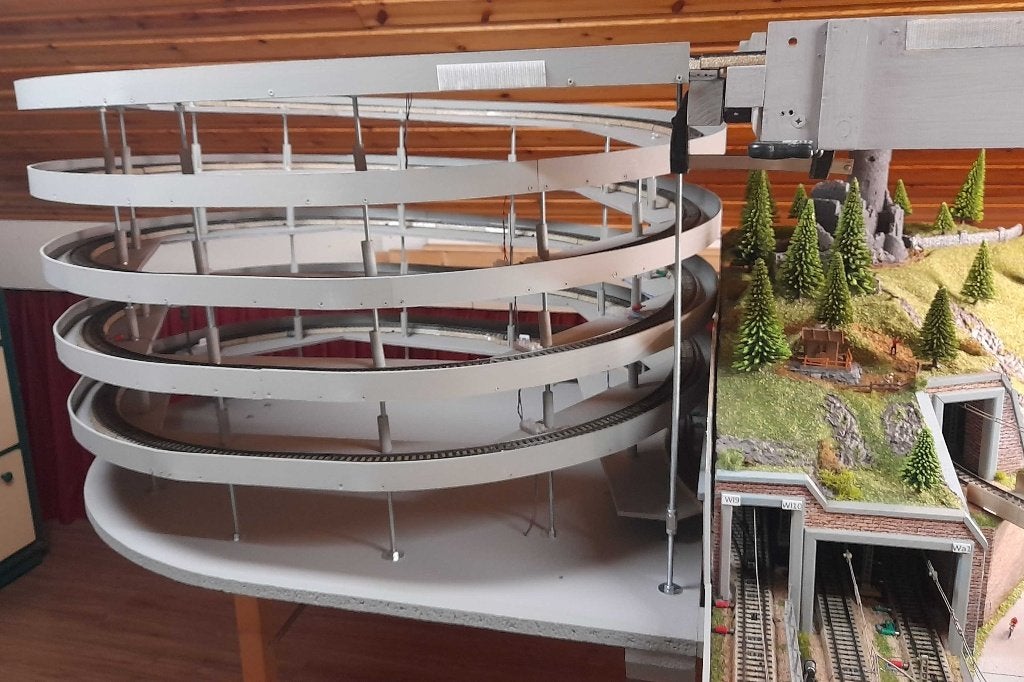 Rail M Märklin - spirale à voie unique, Courant alternatif, Enlèvement, Utilisé, Autres types