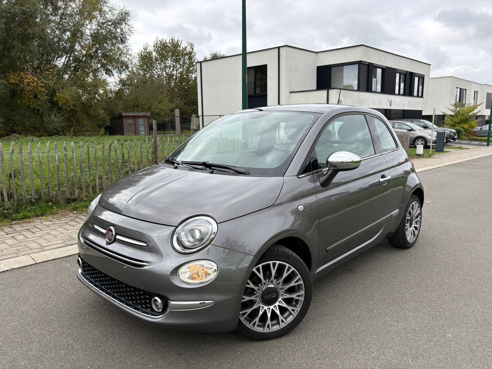 Fiat 500 1.2 benzine##55000km#Carplay#NavI#Bluetooth#airco, Autos, Cuir, Achat, Garantie prolongée, Boîte manuelle