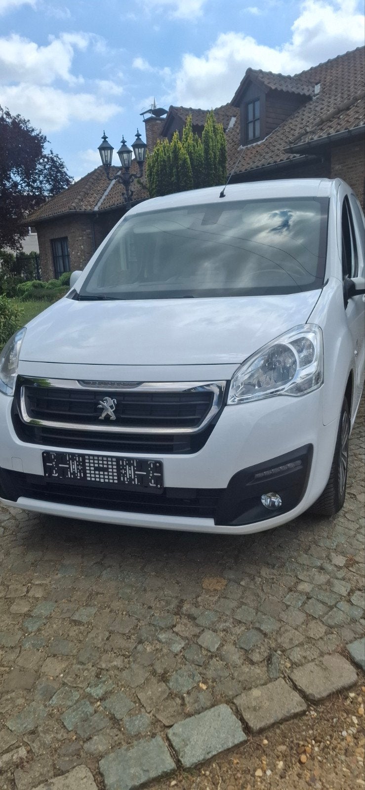️ PEUGEOT PARTNER 160 HDI 100CV AUTOMATIQUE EURO 6 2018 ️, Euro 6, 3 places, Noir, 5 portes