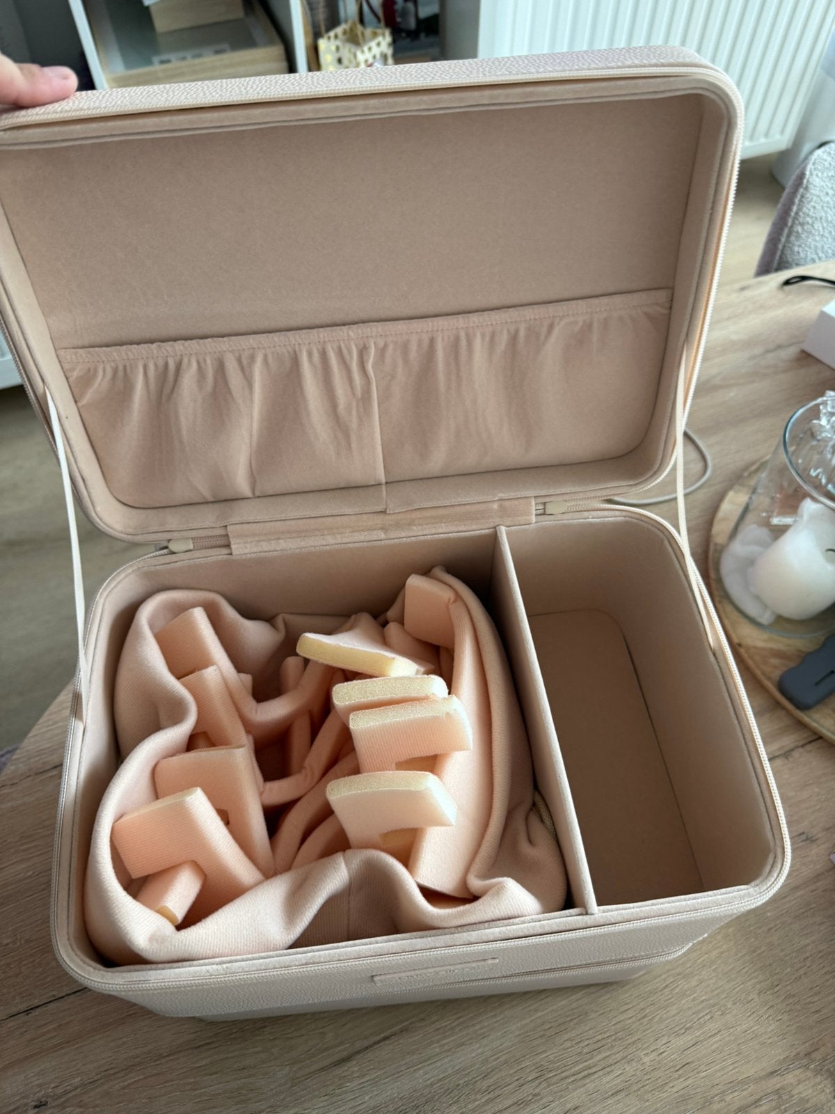 Pink gellac opbergtas(nieuw), Ophalen, Nieuw, Roze, Hardcase