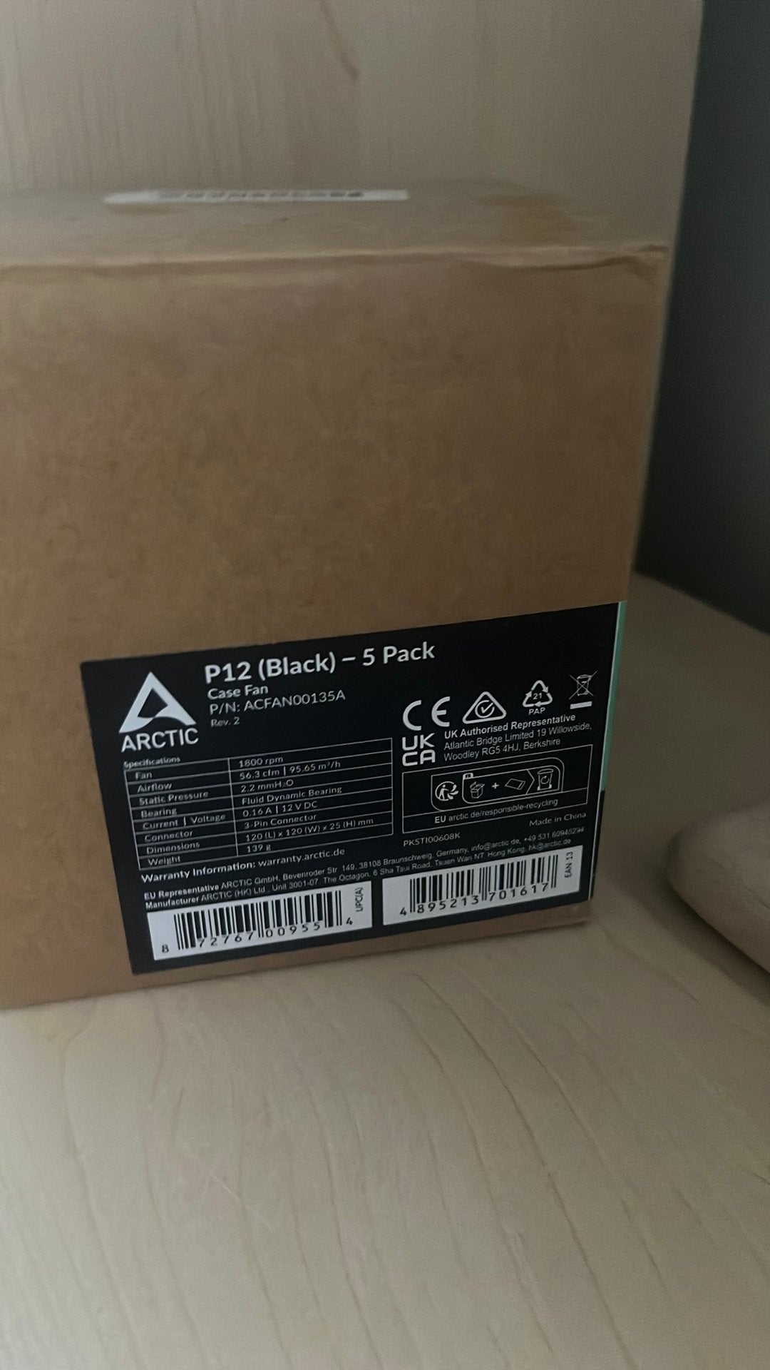 ARCTIC P12 Value Pack, Enlèvement, Comme neuf, Refroidisseur ordinateur à air