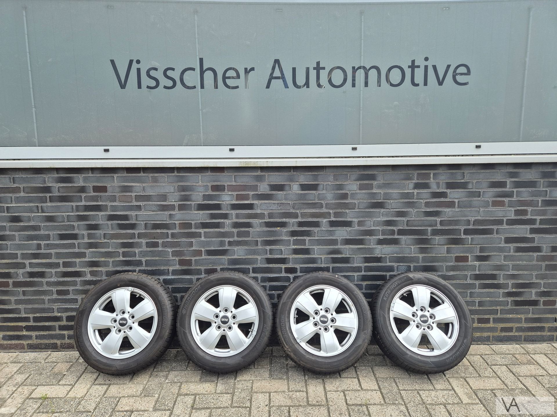 Set velgen 15 inch van Mini F55 F56 met zgan banden sensoren, Auto-onderdelen, Gebruikt, -, -, Banden en Velgen