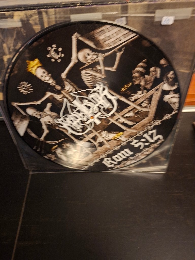 lp - marduk - rom 5:12 - picture disc - bak 6, LP, Beschermende buitenhoes, Ophalen of Verzenden, Zo goed als nieuw