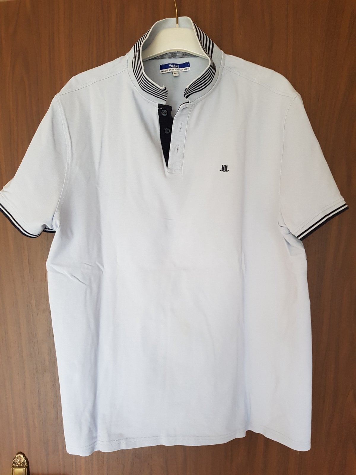 Polo, licht blauw, fr, Jules, XXL, enkele keren gedragen, Kleding | Heren, Ophalen, Zo goed als nieuw, Blauw