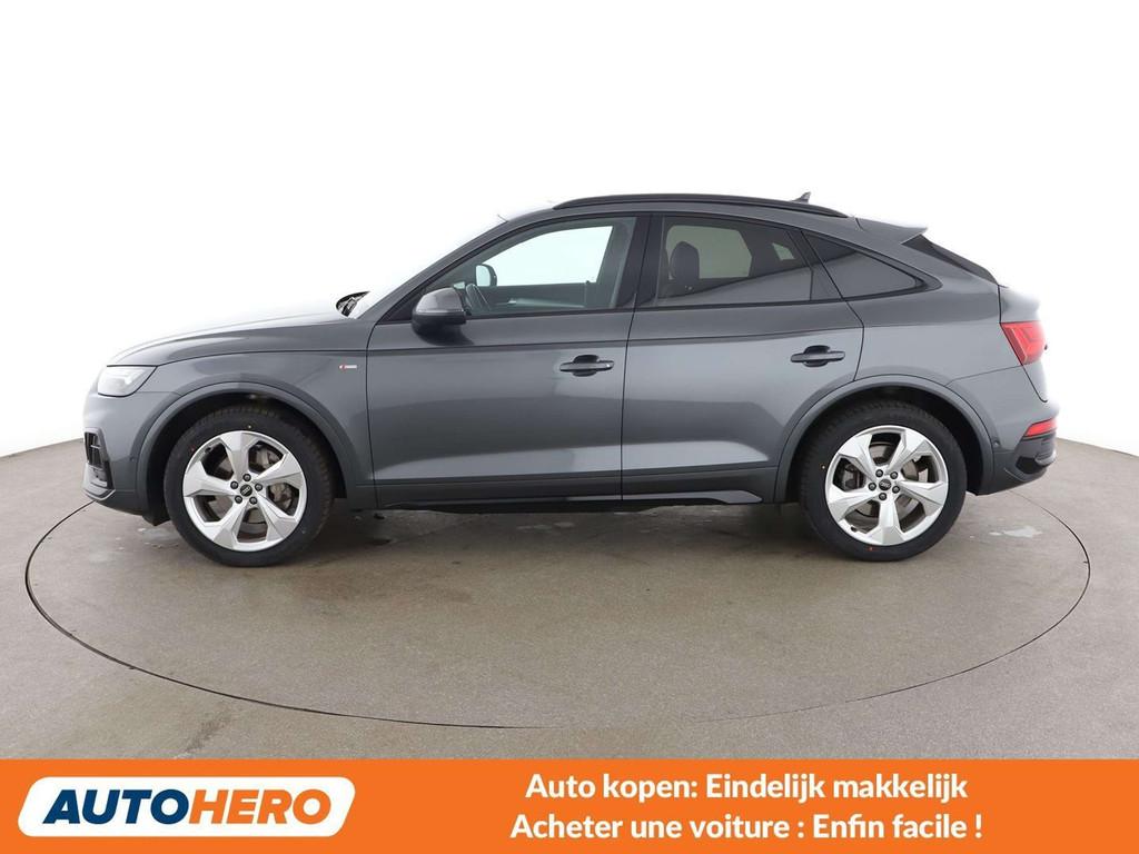 Audi Q5 35 TDI Mild-Hybrid S line (bj 2022, automaat), Auto's, Gebruikt, Q5, Alcantara, 120 kW