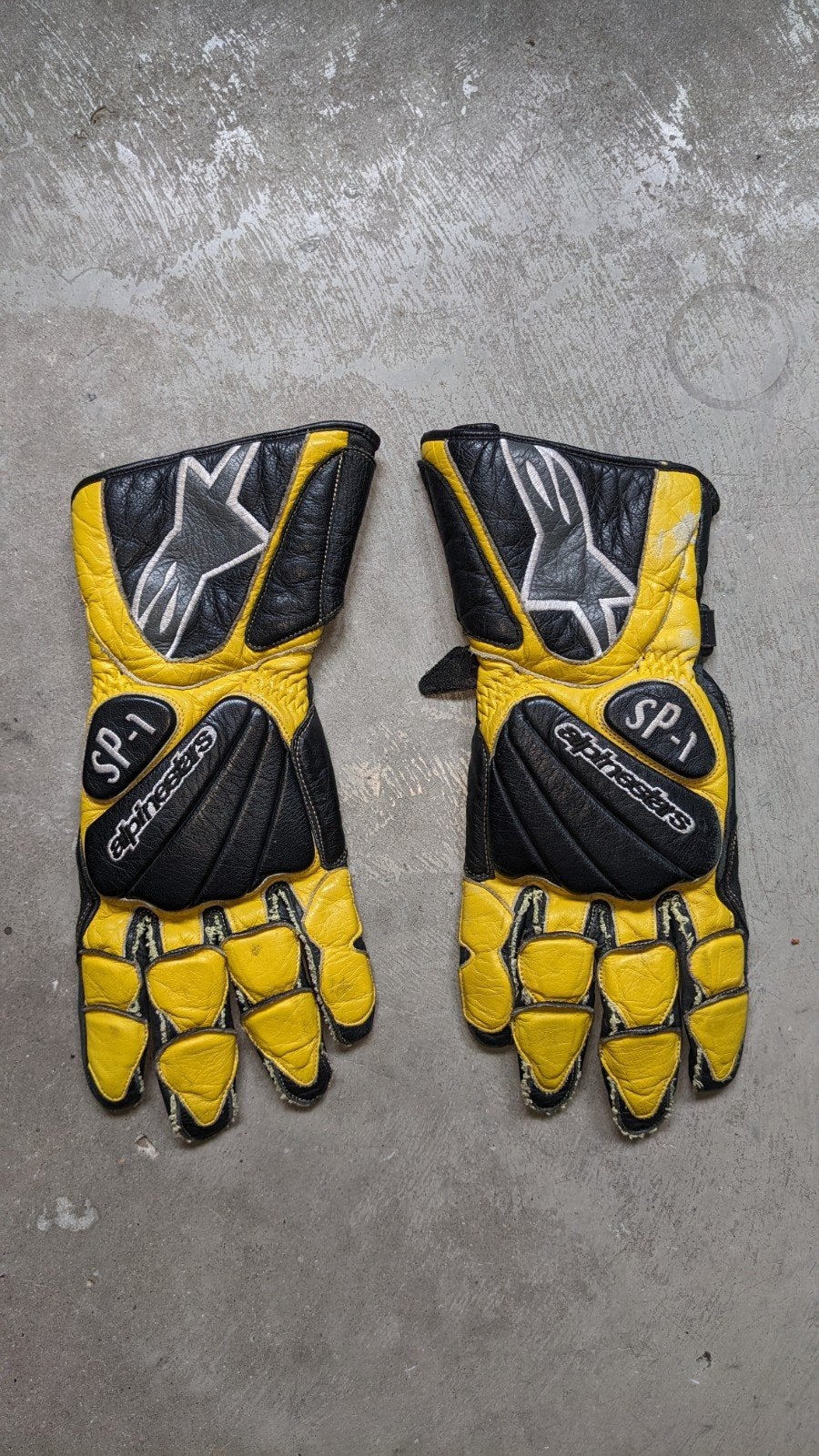Alpinestars SP-1 motorhandschoenen geel maat L, Motoren, Ophalen of Verzenden, Alpinestars, Dames, Handschoenen