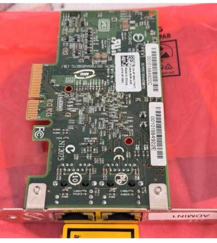 Carte réseau Gigabit PCI pleine hauteur Dell 0F169G Broadcom, Informatique & Logiciels, Enlèvement ou Envoi, Comme neuf, Interne