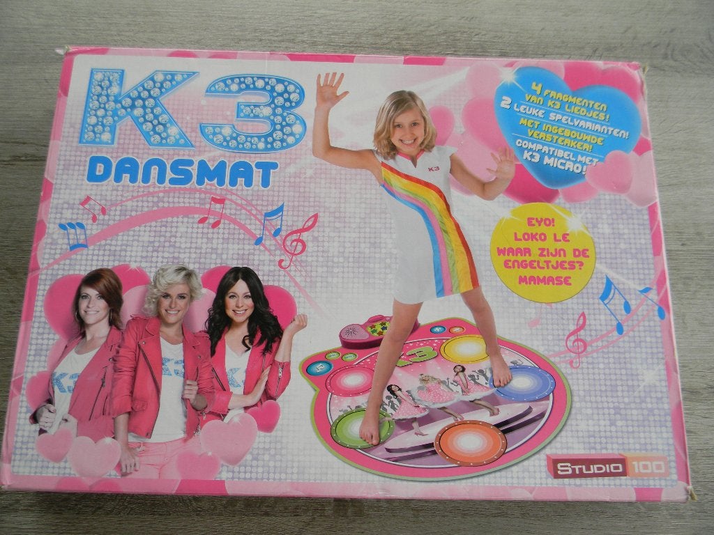 dansmat K3, Ophalen, Gebruikt