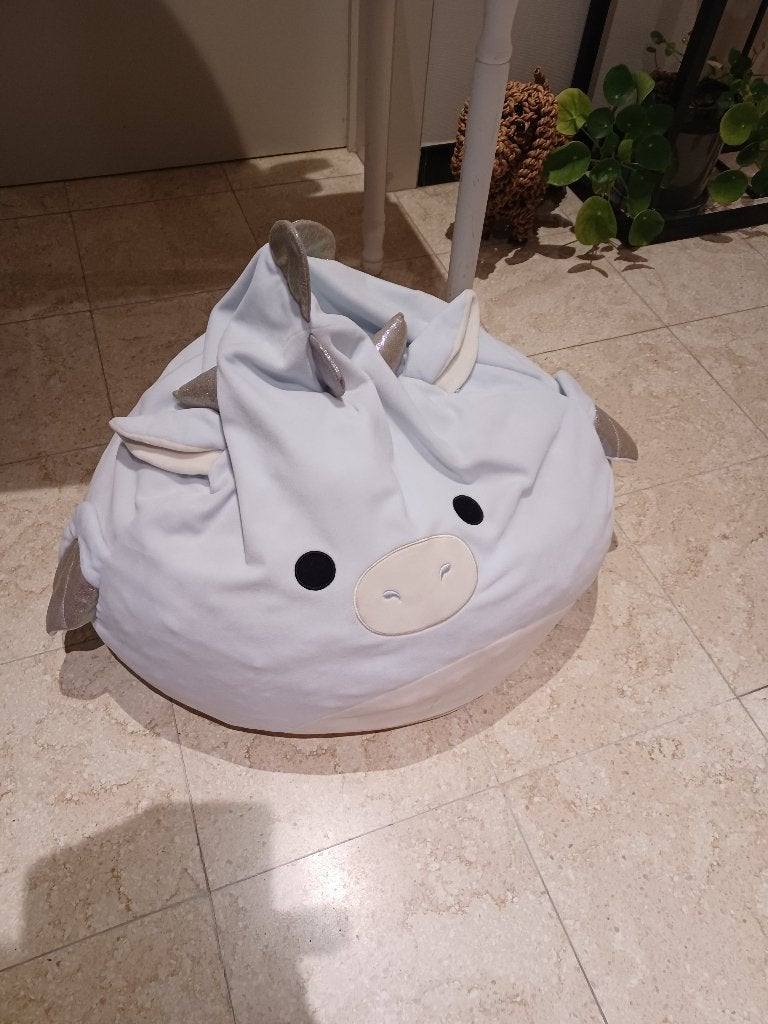 Squishmallows Kenny 50 cm XL versie, Ophalen, Overige typen, Blauw, Zo goed als nieuw