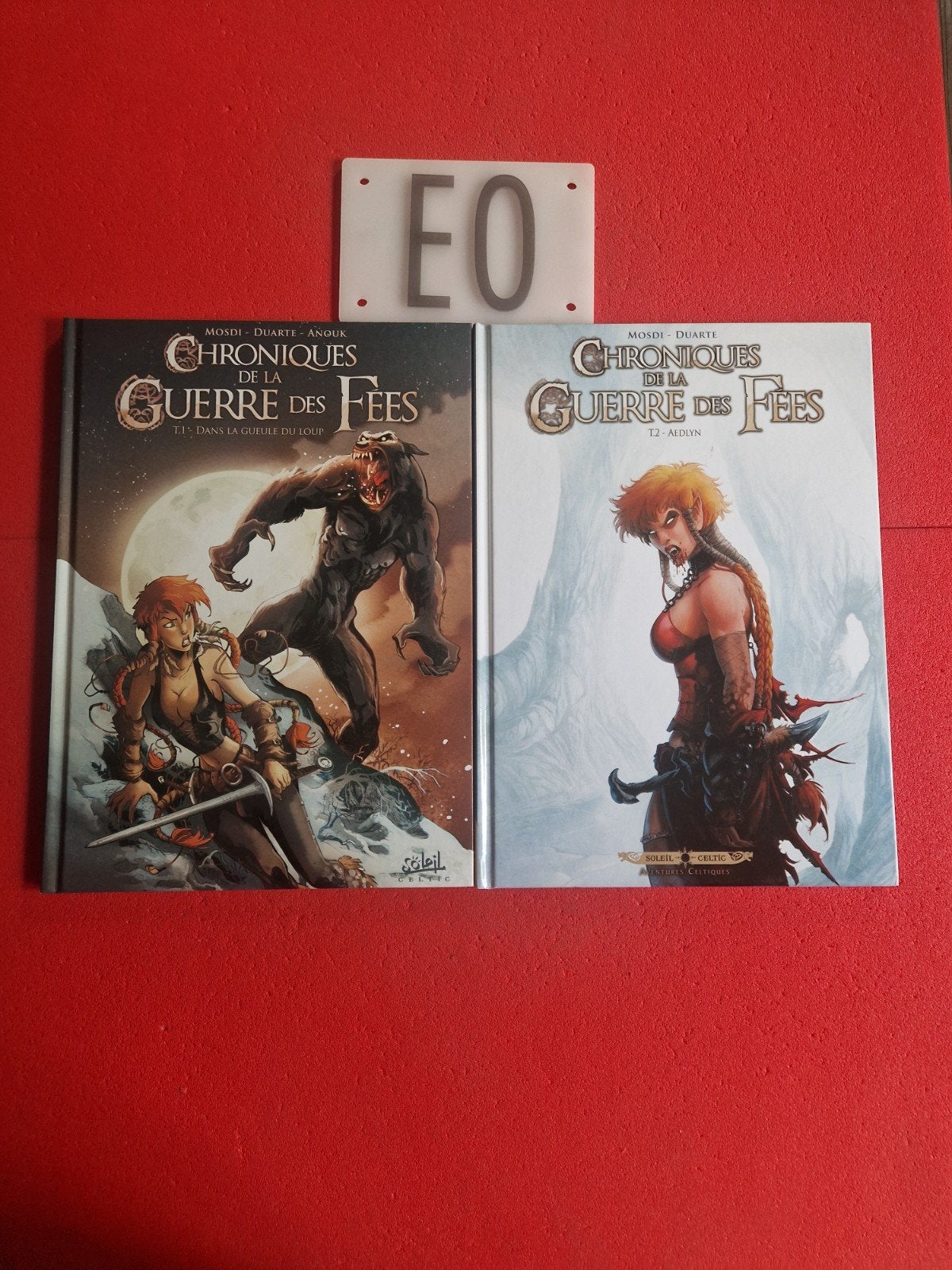 lot de 2 bd chroniques de la guerre des fées 1 et 2,EO, Ophalen of Verzenden