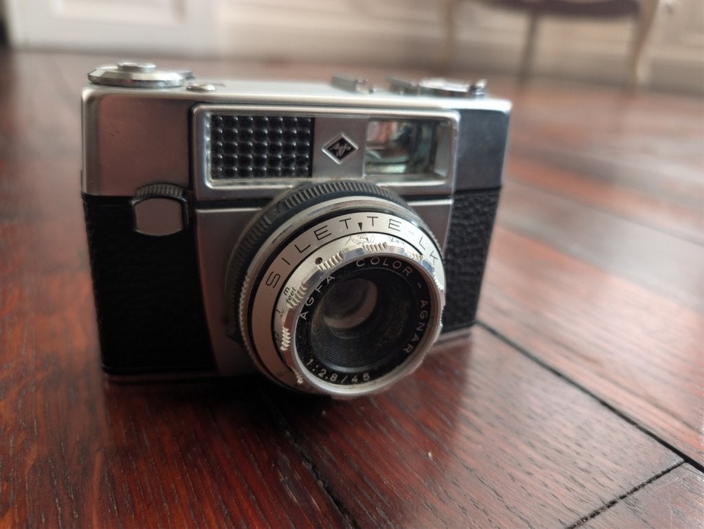 Agfa Silette-LK appareil vintage, Ophalen of Verzenden, Gebruikt
