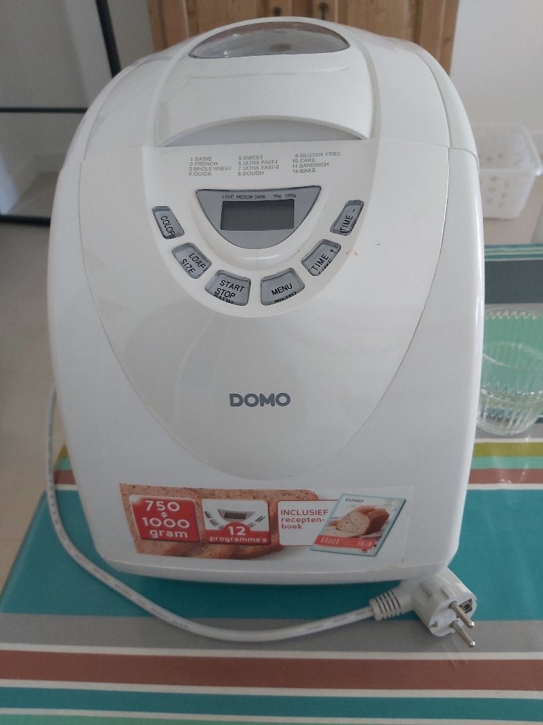 Machine à pain Domo - comme neuve, Electroménager, Enlèvement, Comme neuf, Avec minuteur, Fenêtre transparente