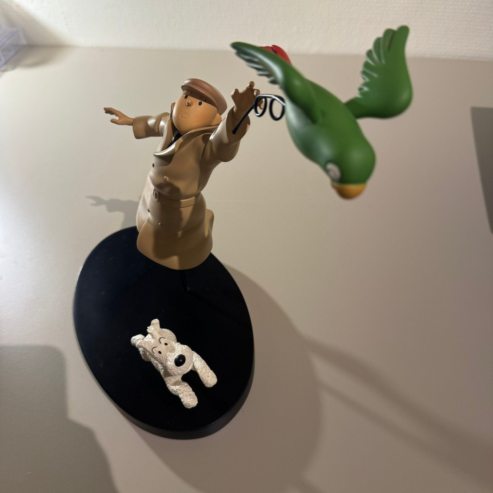 Rare Tintin Perroquet - Leblon Delienne - Etat collection, Collections, Enlèvement, Tintin, Comme neuf, Statue ou Figurine