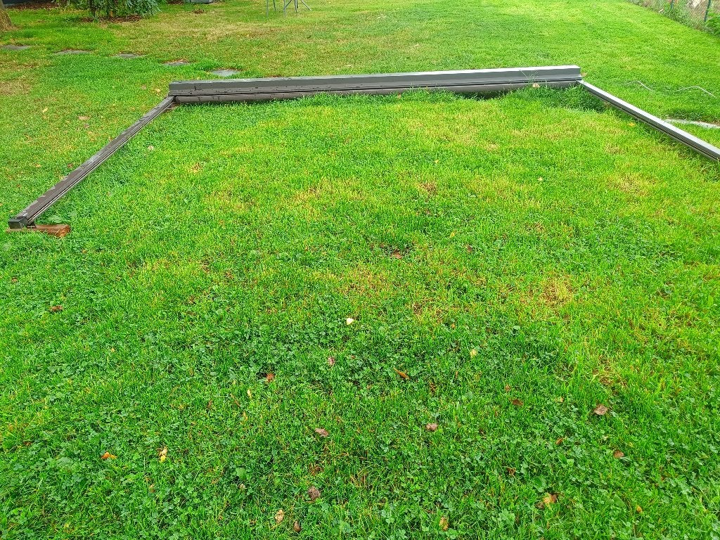 banne solaire électrique, Jardin & Terrasse, Protection solaire, 250 cm à 450 cm, 300 cm ou plus, Enlèvement, Utilisé