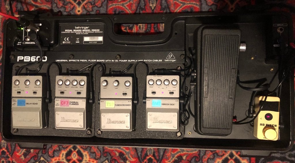 IBANEZ PEDALS + WAH + TUNER + PEDAL BOARD, Muziek en Instrumenten, Effecten, Ophalen of Verzenden, Gebruikt, Delay of Echo