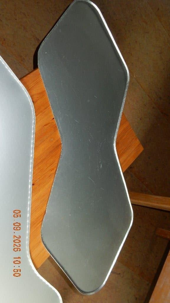plateaus, Ophalen, Gebruikt, Afgeronde hoeken, Metaal