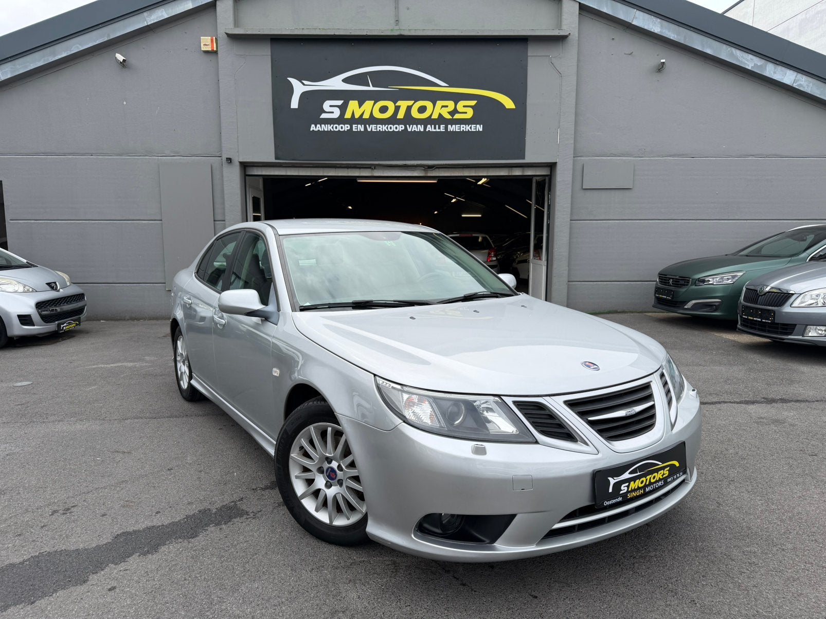 Saab 9-3 2.0 benzine | Airco | Gps | Cruise | GARANTIE |, Auto's, 110 kW, Leder, Bedrijf, 5 deurs