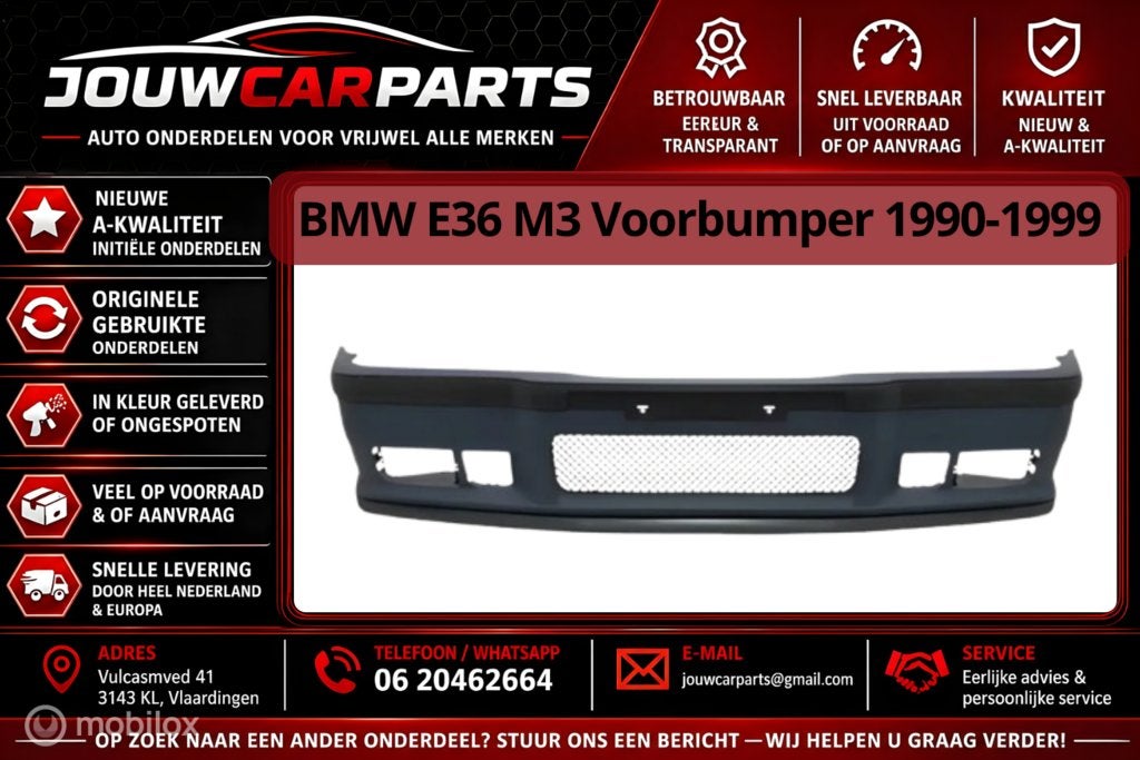 BMW E36 M3 Voorbumper 1990-1999, Voor, Nieuw, Ophalen of Verzenden, BMW