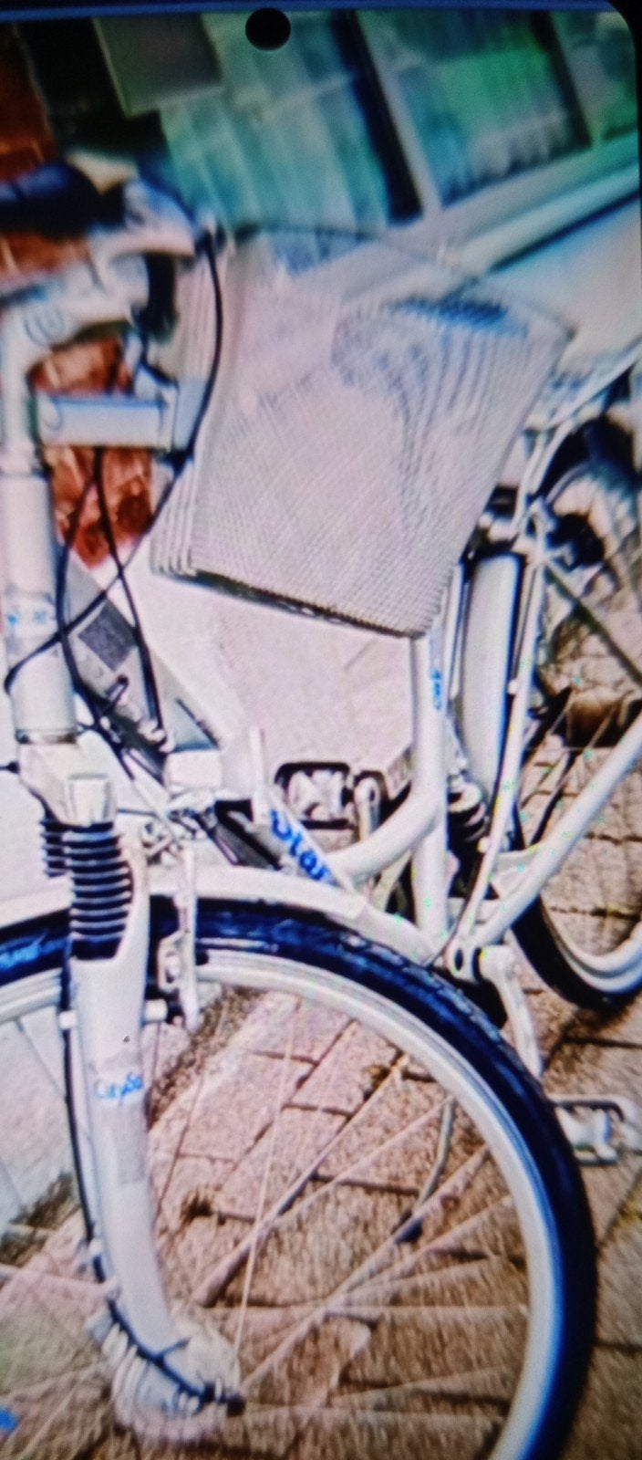 Dames fiets, Ophalen