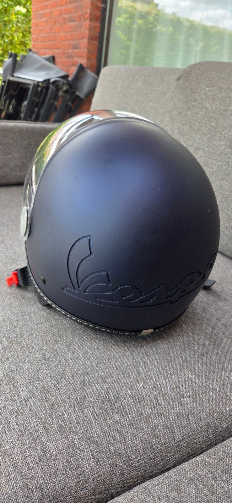 vespa helm maat 53/54, Fietsen en Brommers, Ophalen, Zo goed als nieuw, Small, VESPA