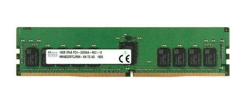 16GB 2Rx8 PC4-3200AA DDR4-3200 Registered ECC Hynix HP